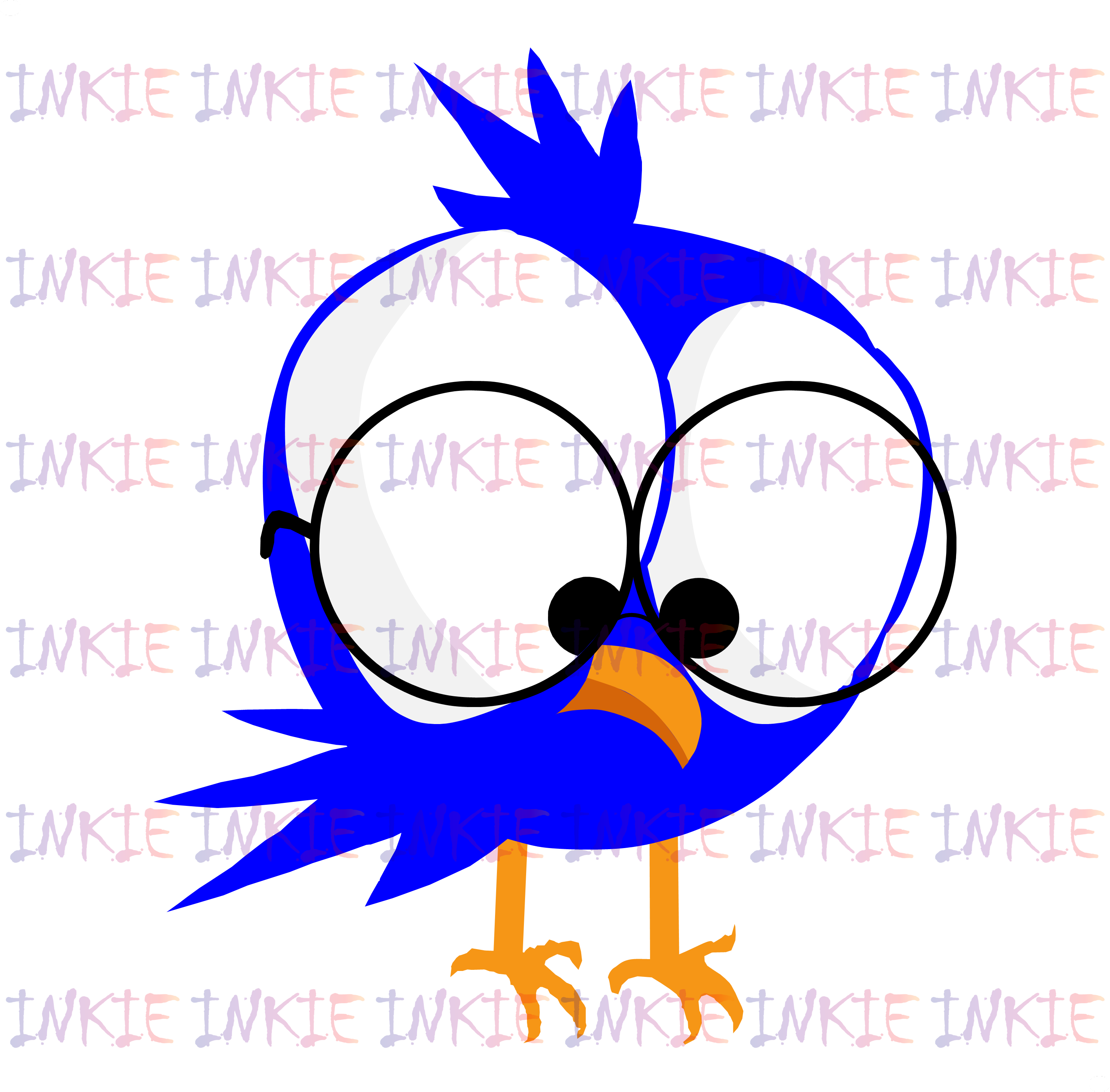 Short Blue Bird